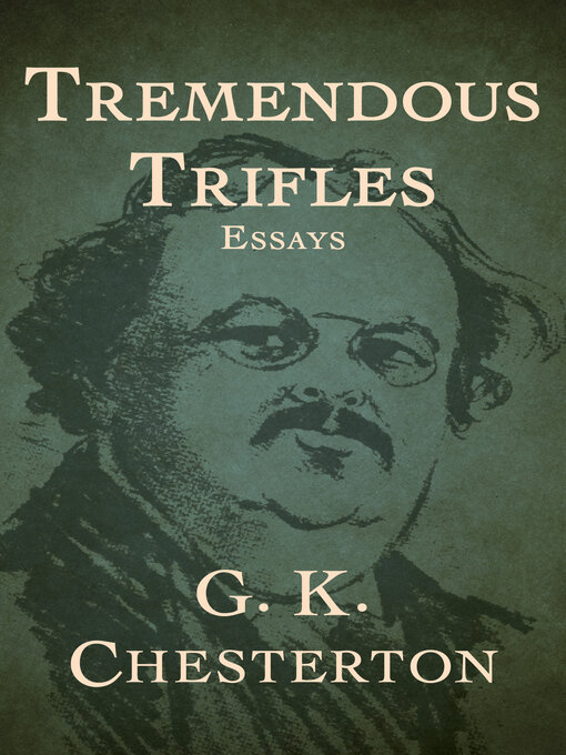 Cover image for Tremendous Trifles